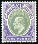 Stamp of Nigerias » Southern Nigeria 1903-12 Attractive mint sets incl. 1903-04 set of 