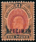 Stamp of Nigerias » Southern Nigeria 1903-12 Mint SPECIMEN sets incl. 1903-04 set of 11