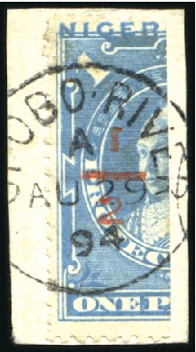 Stamp of Nigerias » Niger Coast Protectorate 1894-98 Selection incl. 1894 (Jan) set of 6 mint (