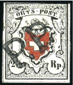 Stamp of Switzerland / Schweiz 1850, Specialized group of the first Federal Issue