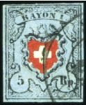 Stamp of Switzerland / Schweiz 1850, Specialized group of the first Federal Issue