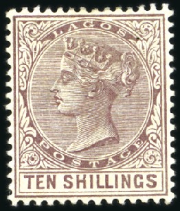 Stamp of Nigerias » Lagos 1874-93, Attractive & valuable mint/unused selecti