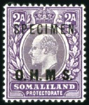 Stamp of Somaliland Protectorate 1904-05 Officials selection with "no stop after M"