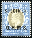 Stamp of Somaliland Protectorate 1904-05 Officials selection with "no stop after M"