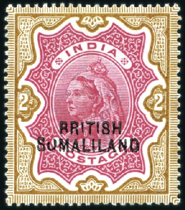 Stamp of Somaliland Protectorate 1903 2r Carmine & Yellow Brown (ovpt at bottom) wi