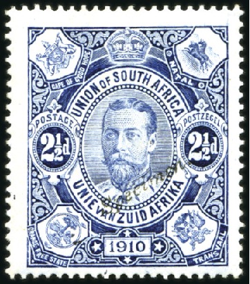Stamp of South Africa » Union & Republic of South Africa 1910 Opening of Union Parliament 2 1/2d with "Spec