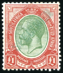 Stamp of South Africa » Union & Republic of South Africa 1913-24 1/2d to £1 "SPECIMEN" set of 14, a few wit