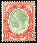 Stamp of South Africa » Union & Republic of South Africa 1910-61, Mint selection incl. 1913-24 set of 15 wi