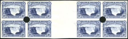 Stamp of Southern Rhodesia 1932 Victoria Falls 3d Waterlow Archive imperf. pl