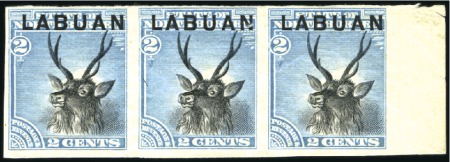 Stamp of Labuan 1894-96 2c Blue mint right sheet marginal horizont