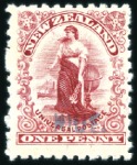 Stamp of New Zealand » Niue 1902-67, Mint selection incl. 1902 (Jan) 1d (2, bo