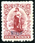 Stamp of New Zealand » Niue 1902-67, Mint selection incl. 1902 (Jan) 1d (2, bo