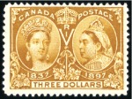 Stamp of Canada 1897 Jubilee 1/2c to $5 set of 16, mint, very fine