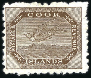 Stamp of Cook Islands 1902 Torea 2d brown, mint, part original gum, show