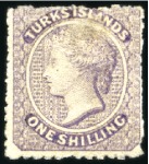 Stamp of Turks and Caicos Islands 1867-81 Attractive, comprehensive and valuable unu