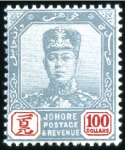 Stamp of Malaysia » Malaysian States » Johor 1884-1960, Attractive and valuable mint/unused sel