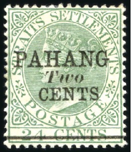 Stamp of Malaysia » Malaysian States » Pahang 1889-62, Mint/unused selection incl. 1889 2c and 1