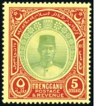 Stamp of Malaysia » Malaysian States » Trengganu 1910-65, Attractive mint selection incl. 1910-19 s
