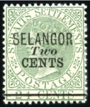 Stamp of Malaysia » Malaysian States » Selangor 1881-1962, Attractive mint/unused selection incl. 