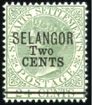 Stamp of Malaysia » Malaysian States » Selangor 1881-1962, Attractive mint/unused selection incl. 