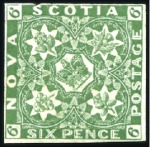 Stamp of Canada » Nova Scotia 1851-60 Attractive & valuable selection incl. 1d u