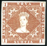 Stamp of Canada » Nova Scotia 1851-60 Attractive & valuable selection incl. 1d u