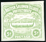 Stamp of British Solomon Islands 1907-63 Attractive mint range on stockcards showin