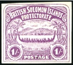 Stamp of British Solomon Islands 1907-63 Attractive mint range on stockcards showin