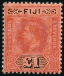Stamp of Fiji 1881-1986, Attractive and clean mint collection on