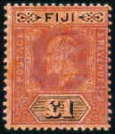 Stamp of Fiji 1881-1986, Attractive and clean mint collection on
