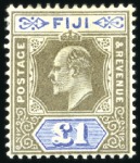 Stamp of Fiji 1881-1986, Attractive and clean mint collection on