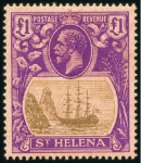Stamp of St. Helena 1856-1978, Near complete mint collection on Scott 