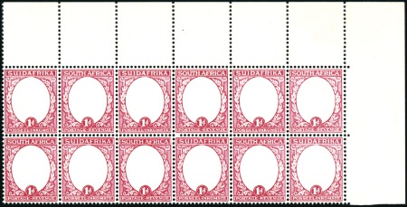 Stamp of South Africa » Union & Republic of South Africa RTV
1926-27 1d Proof of the outer frame only in c