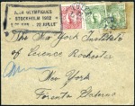 Stamp of Olympics 1912 Stockholm collection incl. "LBR. / STADION" 1