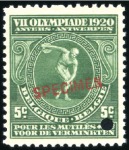 Stamp of Olympics » 1920 Antwerp 1920 Antwerp collection incl. 1920 Olympic specime