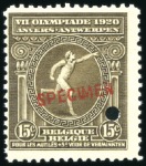 Stamp of Olympics » 1920 Antwerp 1920 Antwerp collection incl. 1920 Olympic specime