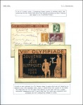 Stamp of Olympics 1924 Paris collection incl. France & Colonies 1924