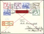 Stamp of Olympics 1936 Berlin collection incl. 1930 Congress cancel 