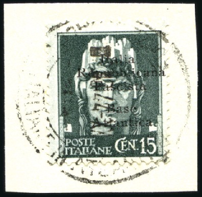 Stamp of France » Guerre Base navale italienne de Bordeaux, 1943-44 15c ver