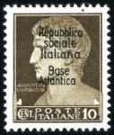 Stamp of France » Guerre Base navale italienne de Bordeaux, 1943-44 Deuxièm