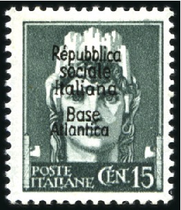 Stamp of France » Guerre Base navale italienne de Bordeaux, 1943-44 Deuxièm