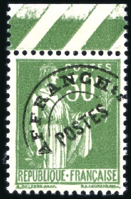 Stamp of France » Préoblitérés Préoblitéré 30c Paix non émis, neuf avec trace de 