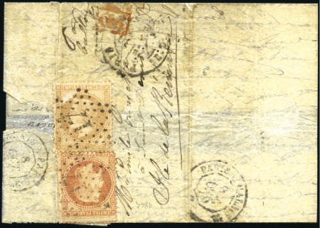 Stamp of France » Guerre de 1870-1871 Rarissime ballon monté pour l'Ile de la REUNION av