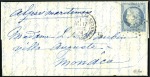 Stamp of France » Guerre de 1870-1871 Ballon monté le DAVY avec 20c Siège de Paris 17.12