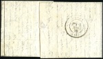 Stamp of France » Guerre de 1870-1871 Dépêche-Ballon n°1 avec 20c Lauré de Paris 29.10.7