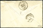 Stamp of Colonies françaises » Monaco 1873 Lettre pour Grenoble avec Yv. 60 obl. losange