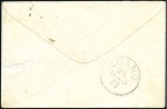 Stamp of Colonies françaises » Monaco 1879 Lettre avec 25c Sage noir sur rouge obl. càd 