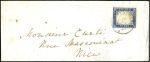 Stamp of Colonies françaises » Monaco 1859 Lettre avec Sardaigne 20c, touché à droite, o