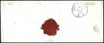 Stamp of Colonies françaises » Monaco 1859 Lettre avec Sardaigne 20c, touché à droite, o