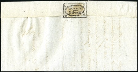 Stamp of Colonies françaises » Monaco Rare marque POLICE DES CITRONS au dos d'une lettre
